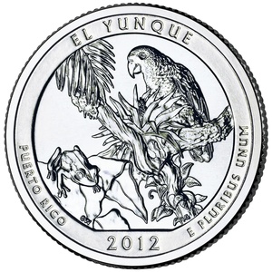 2012 Quarter - S - El Yunque - Proof reverse